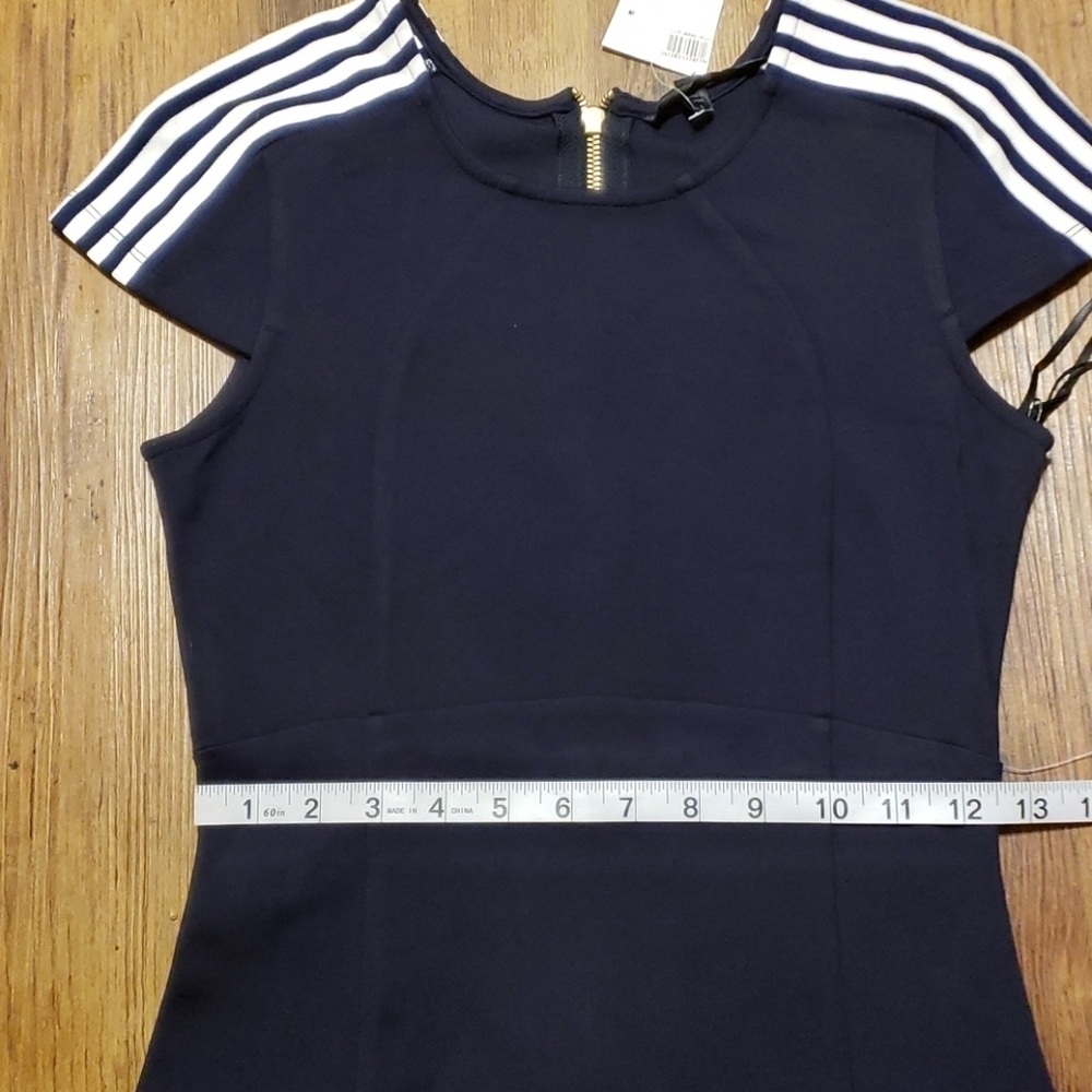 Felicity & coco navy full zip body con dress NWT - Picture 3 of 11